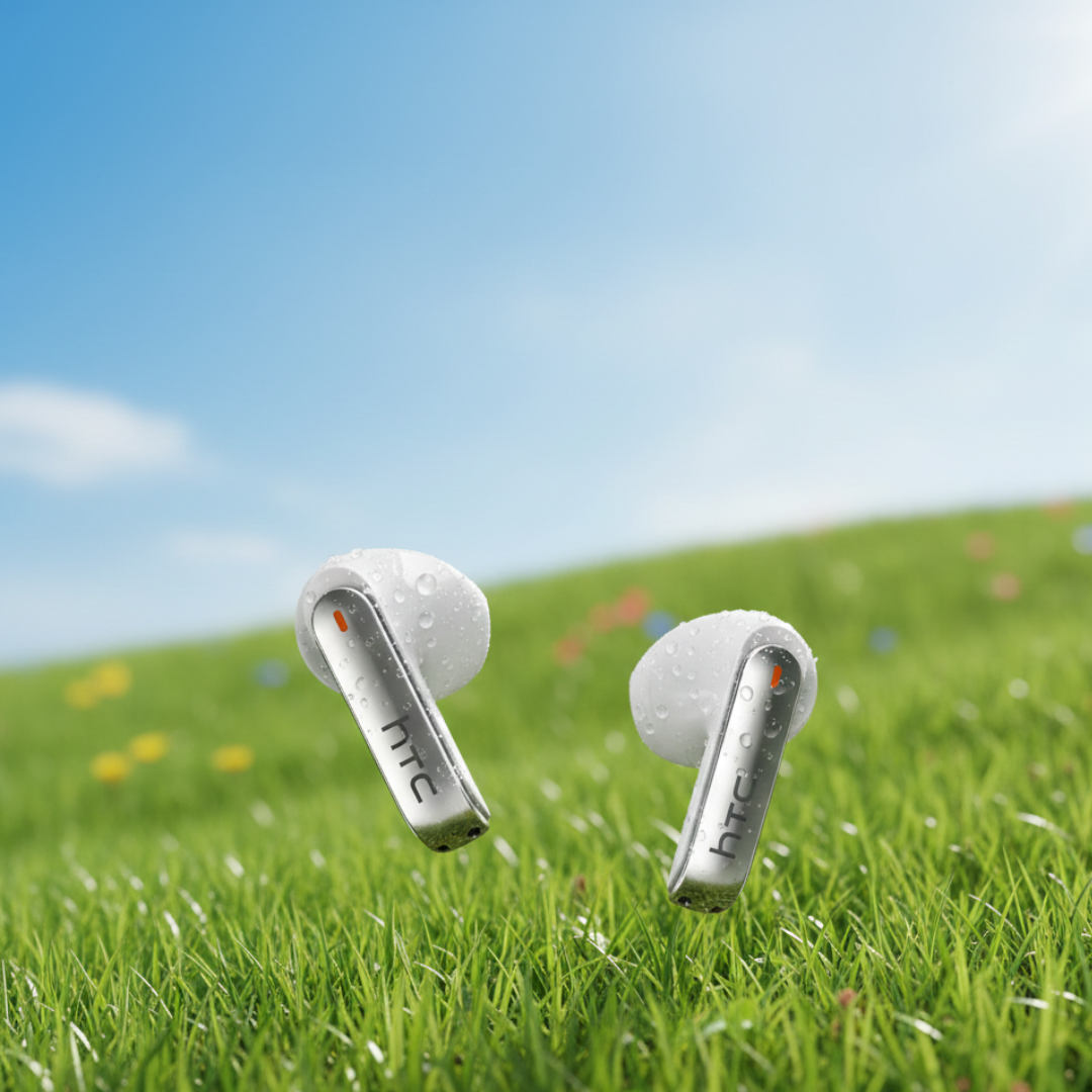 Wireless Earbuds With Touchscreen Case By HTC NE70 | Temsk