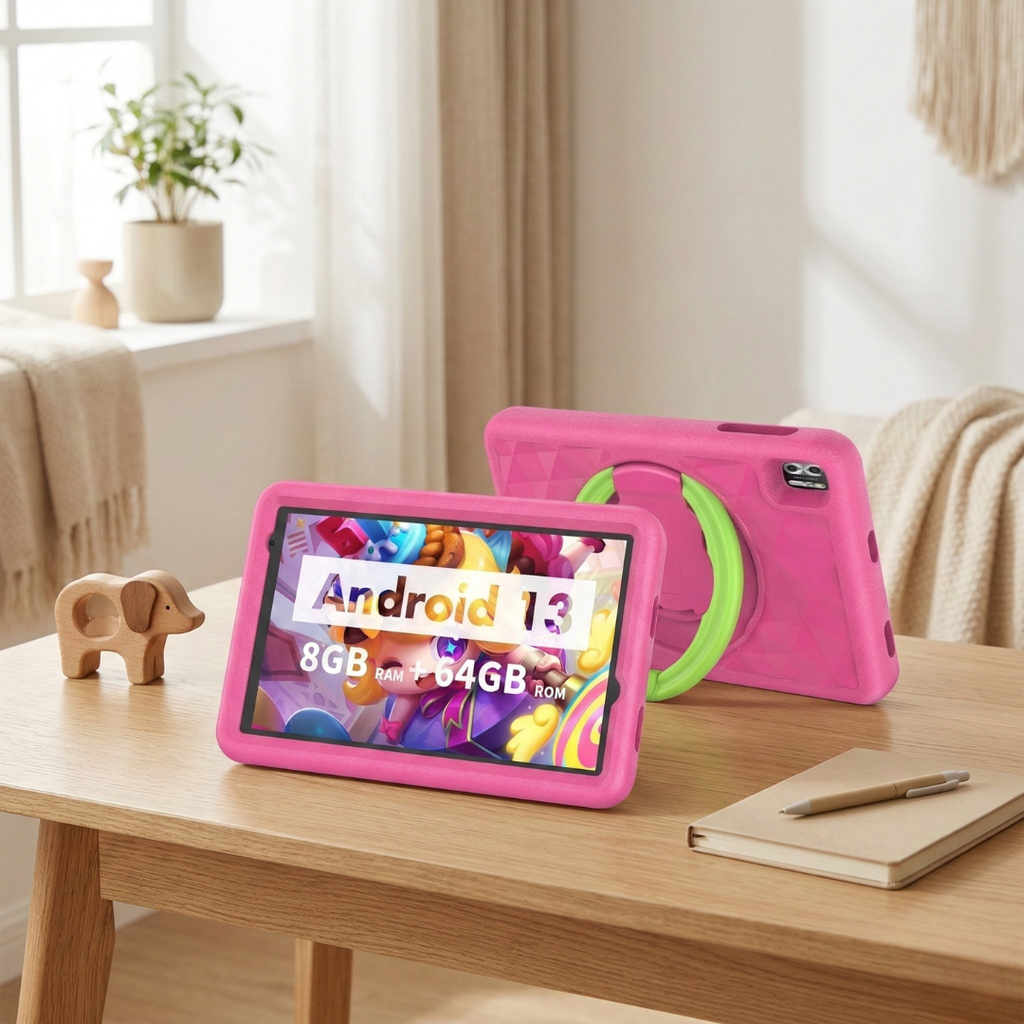 8-Inch Kids Tablet For Learning And Entertainment At Home | Temsk