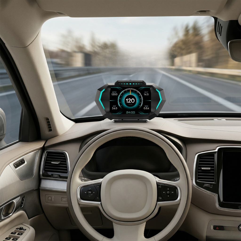 GPS Heads-Up Display for Vehicles and Real-Time Data | Temsk