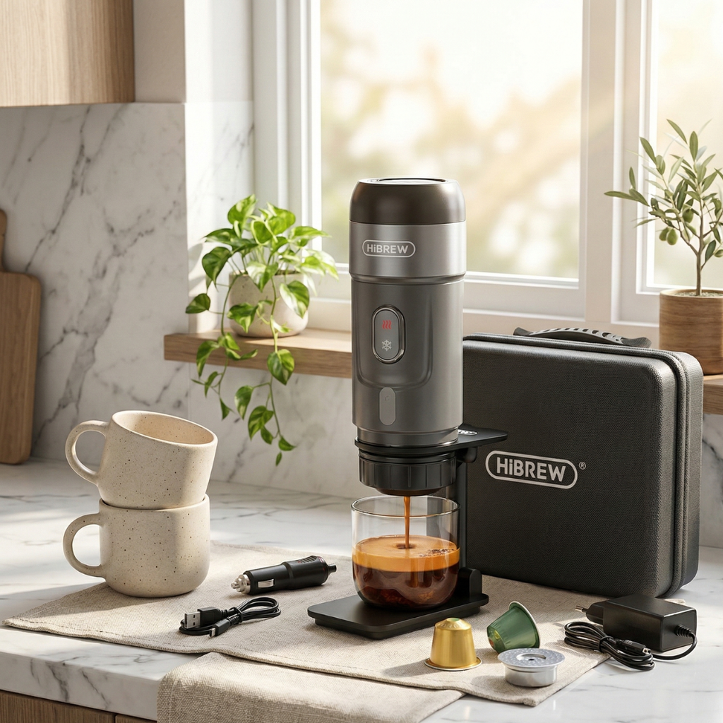 12V Portable Espresso Maker For Travel And On The Road | Temsk