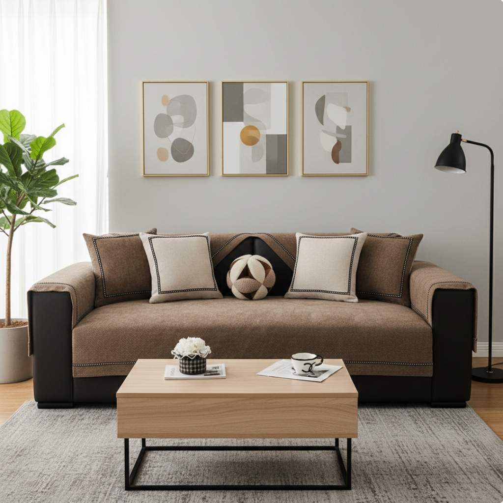 Chenille Non Slip Sofa Cover For Elegant Comfort And Protection | Temsk