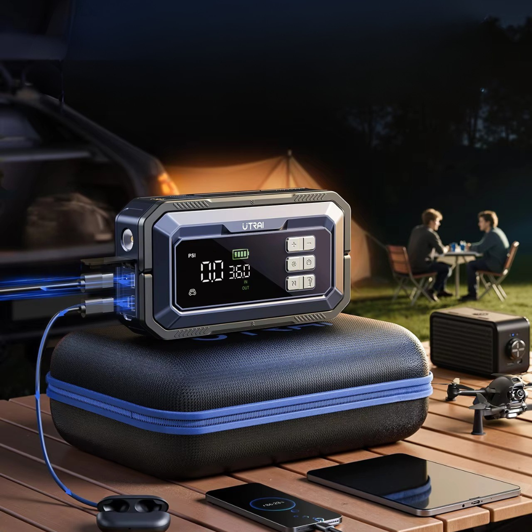 Car Jump Starter With Air Compressor For Emergency Roadside Power | Temsk