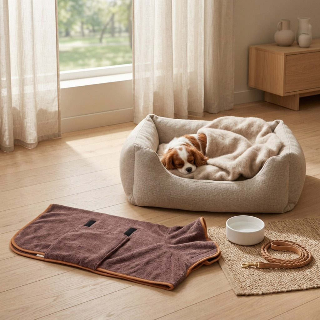 Microfiber Dog Drying Towel For After Bath Use At Home | Temsk