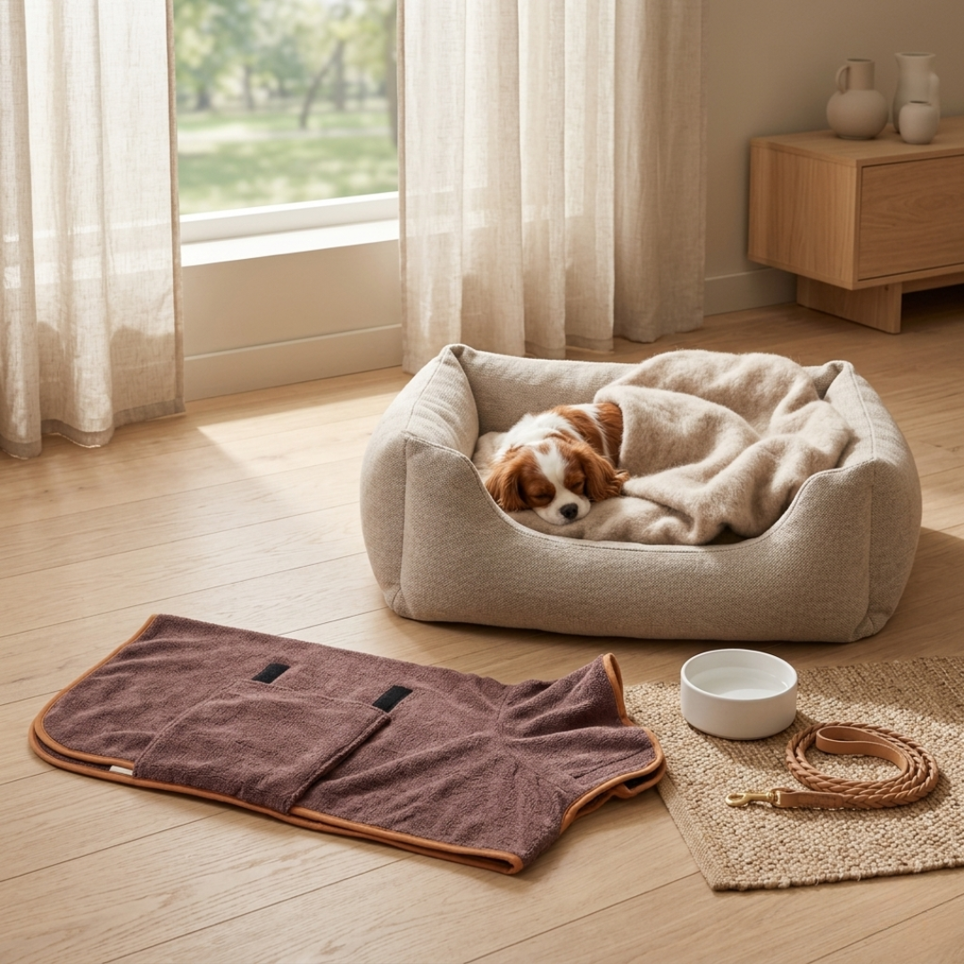 Microfiber Dog Drying Towel For After Bath Use At Home | Temsk