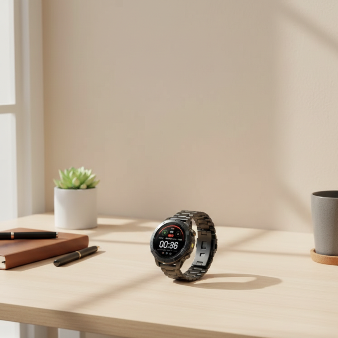 Rugged Outdoor Smartwatch With Waterproof Tactical Design And Long Battery Life | Temsk