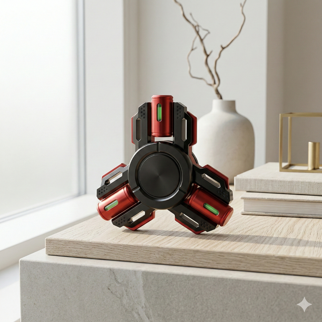 High-Speed Metal Fidget Spinner For Daily Desk And On-The-Go Use | Temsk