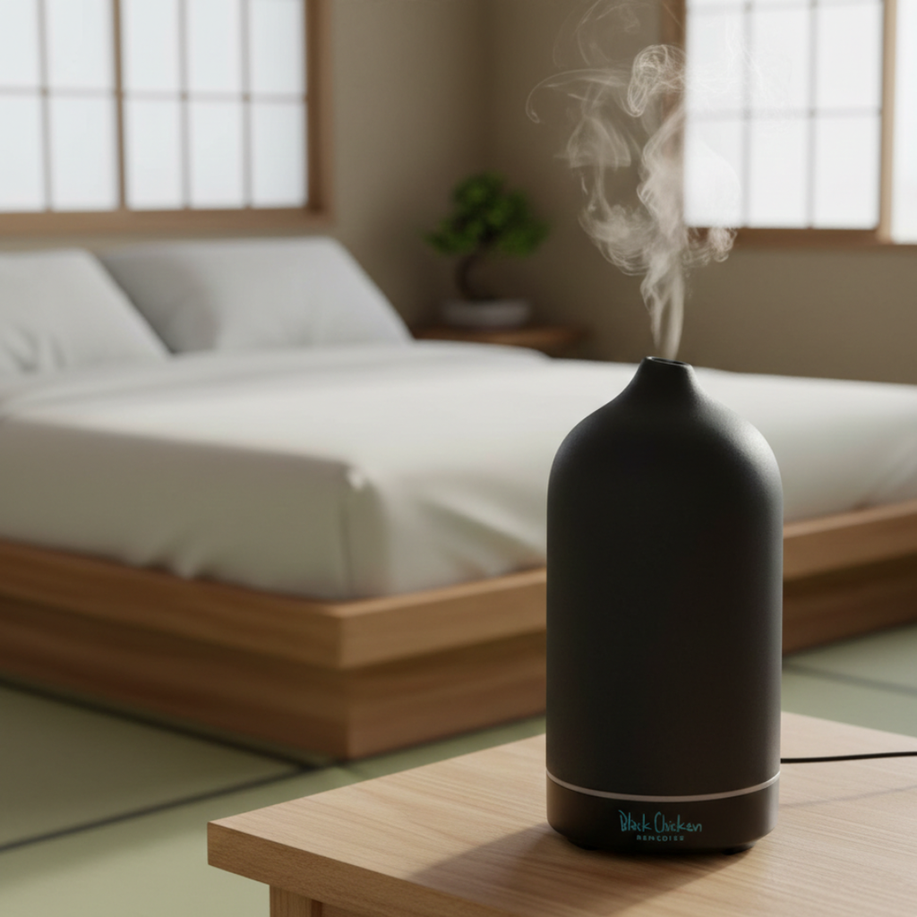 Skypipe compacte ultrasone diffuser voor essentiële oliën | Temsk