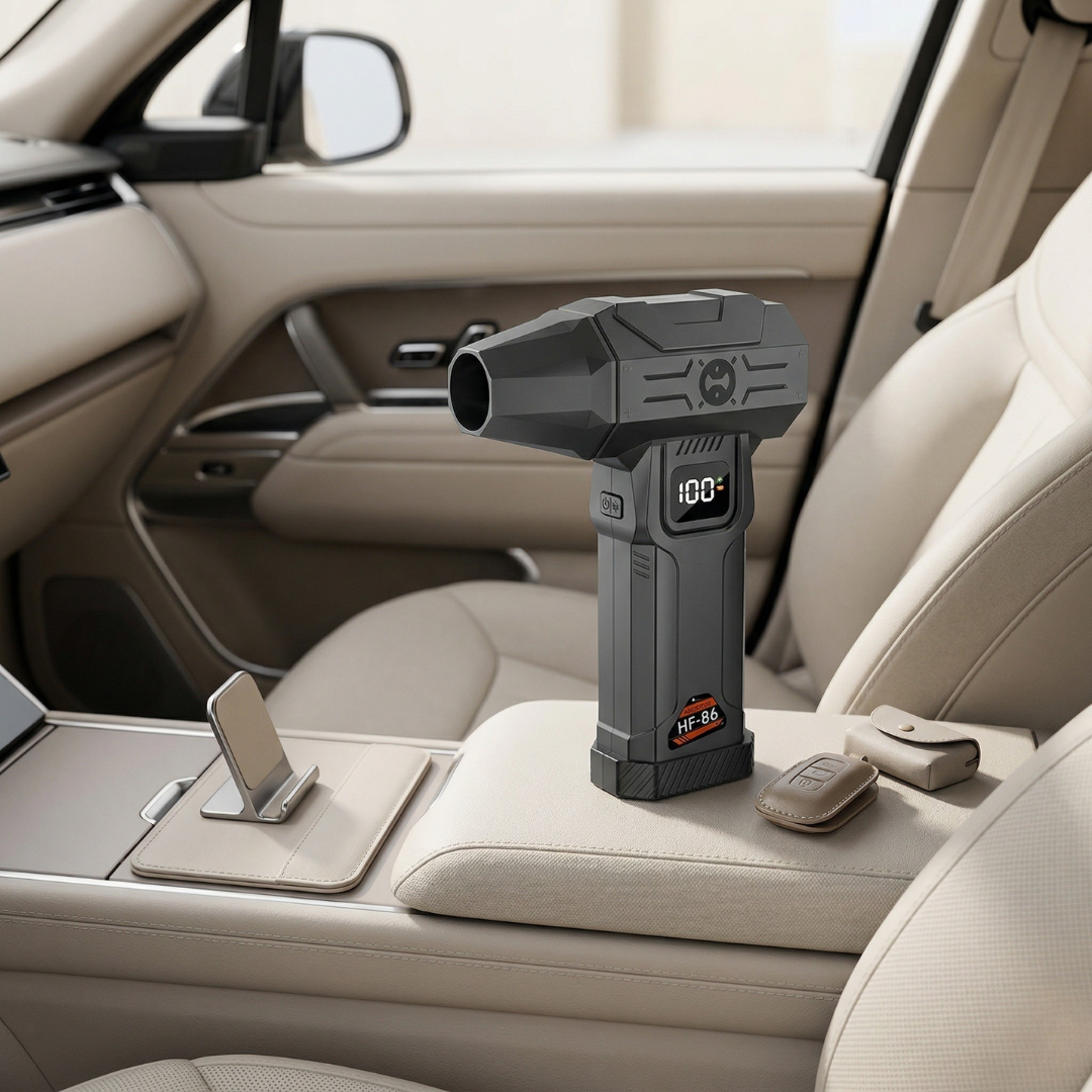 Turbo Air Portable Car Vacuum Cleaner For Cars And Small Spaces | Temsk