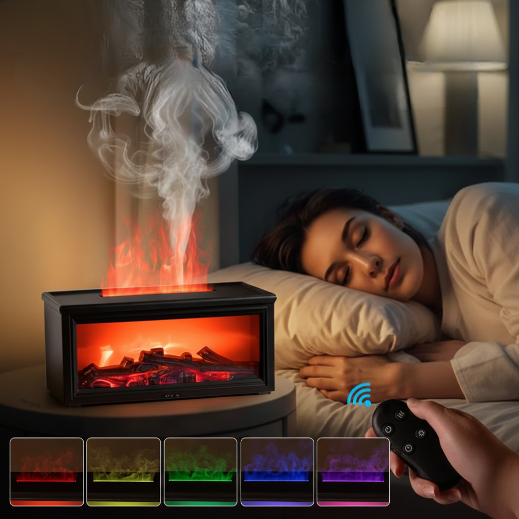 Ultrazvukový aroma difuzér Flame Mist pro domácnost nebo kancelář | Temsk