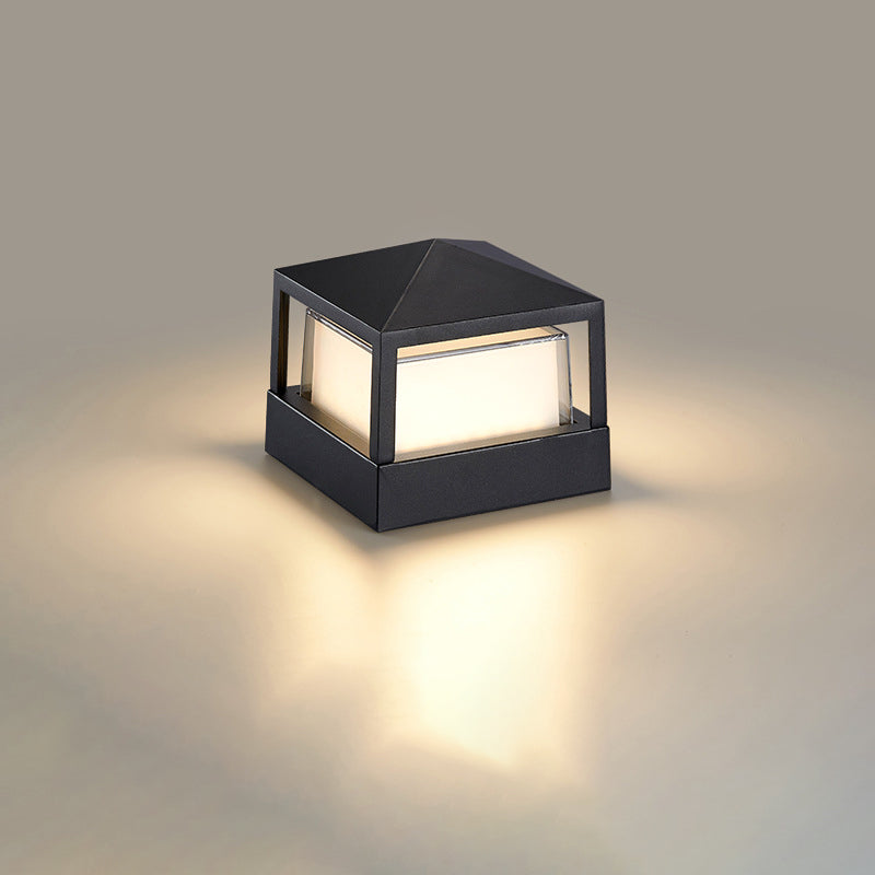 Outdoor LED-Rasenleuchte mit industriellem wasserdichtem Aluminiumzylinder | Temsk