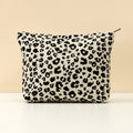 Leopard Print Cosmetic Bag Travel Organizer For Mothers Day | Temsk