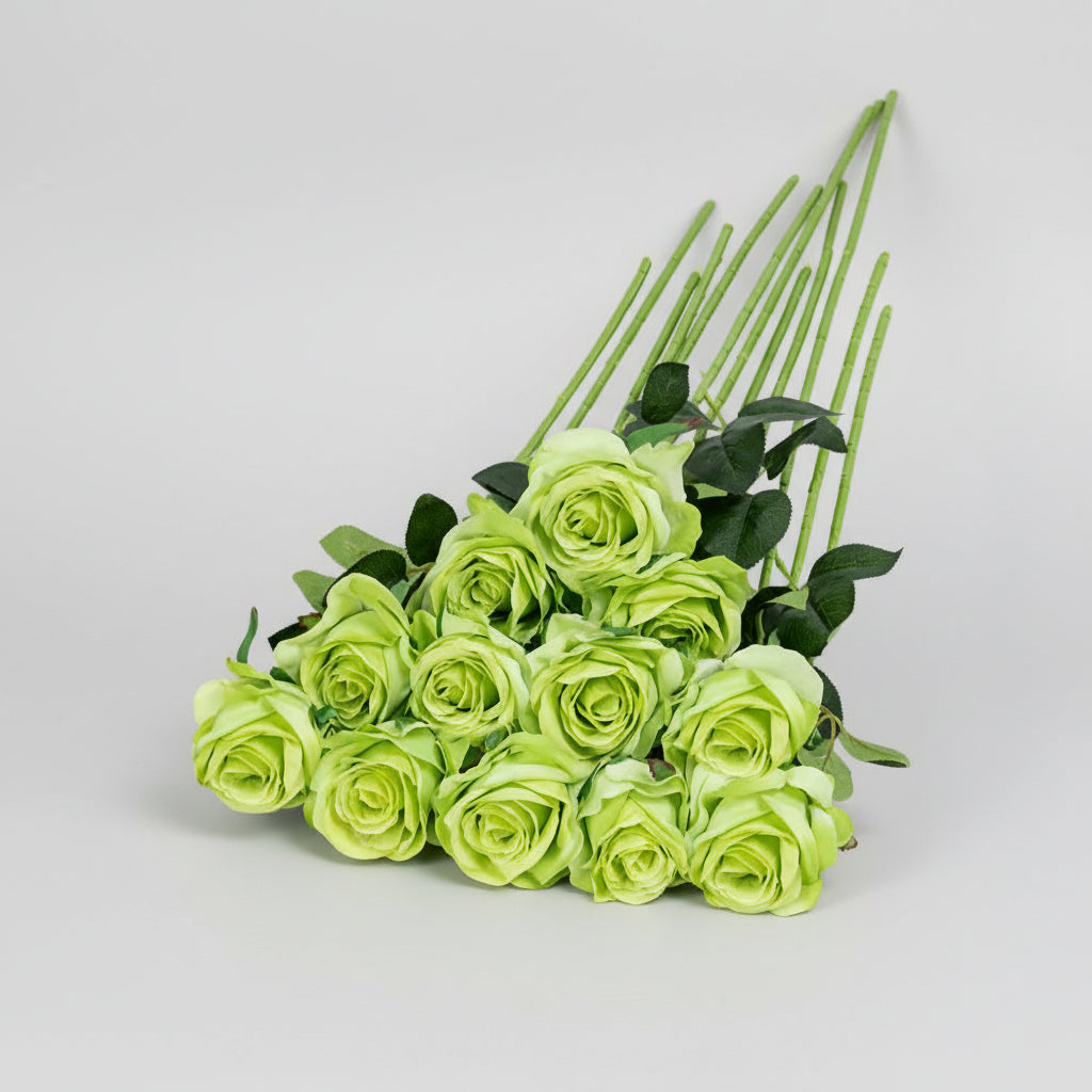 Mother's Day Red Artificial Rose Bouquet For Home Decor | Temsk