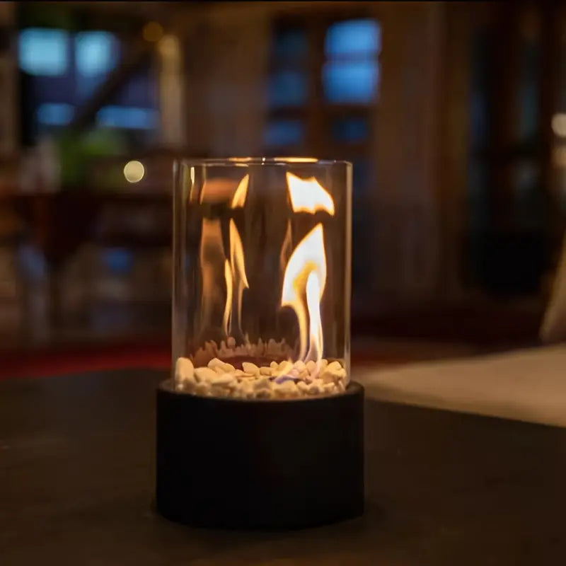 LumiFlame Ethanol-Kamin zum Mitnehmen für moderne Atmosphäre überall | Temsk