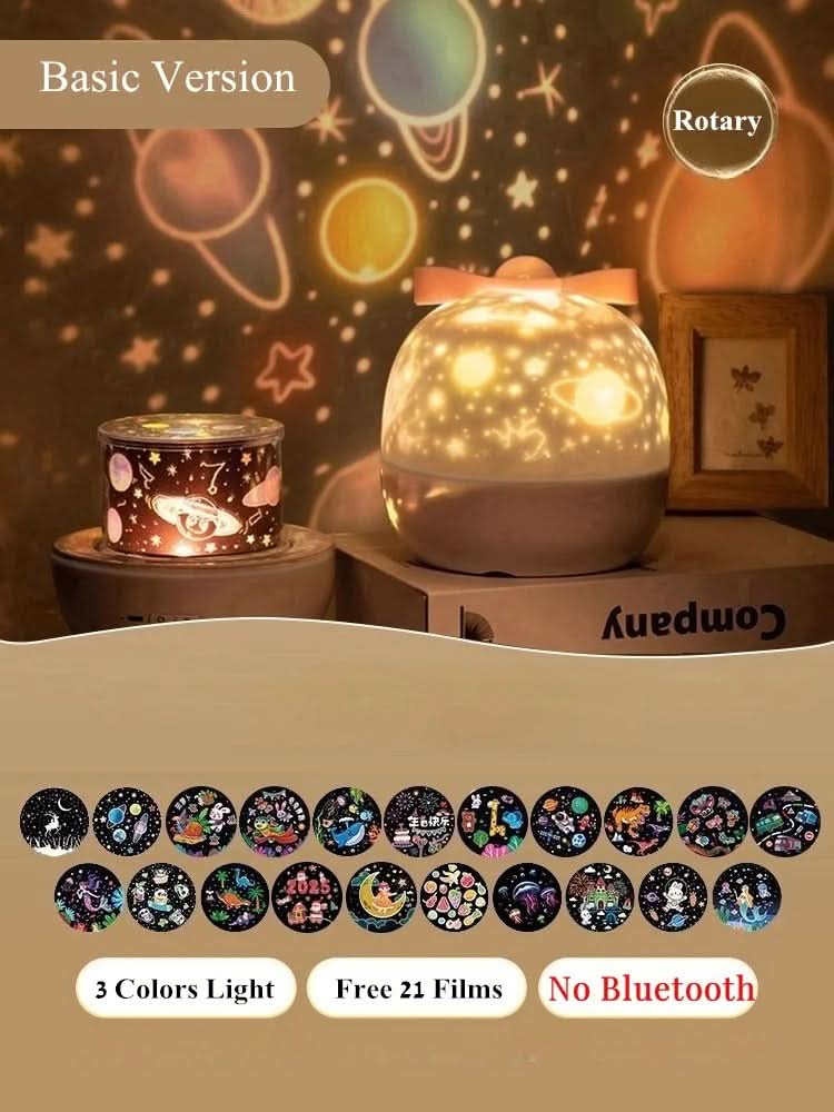LunaGlow Sphere Magical Star Projector For Kids Room | Temsk