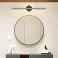Luxe LED Spiegel-Wandlampe in Schwarz und Gold im minimalistischen Stil | Temsk
