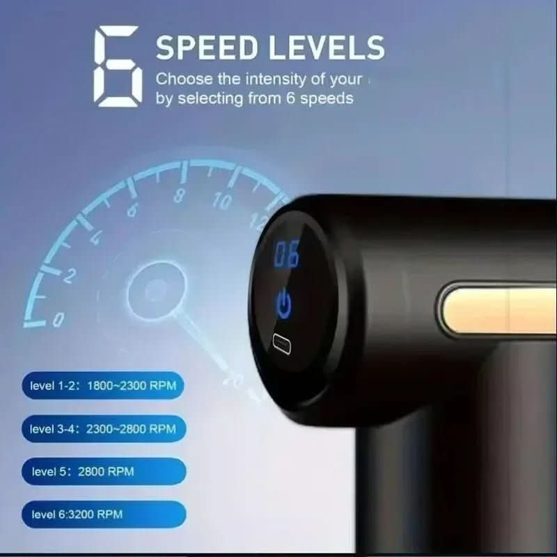 ZenPulse Massage Gun for Muscle Relaxation and Regeneration | Temsk