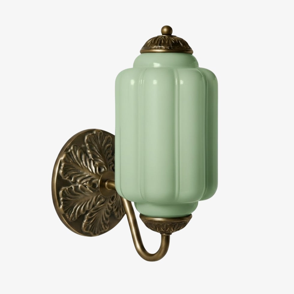 Vintage Milk Glass Wall Light Fixture For Indoor Ambient Lighting | Temsk