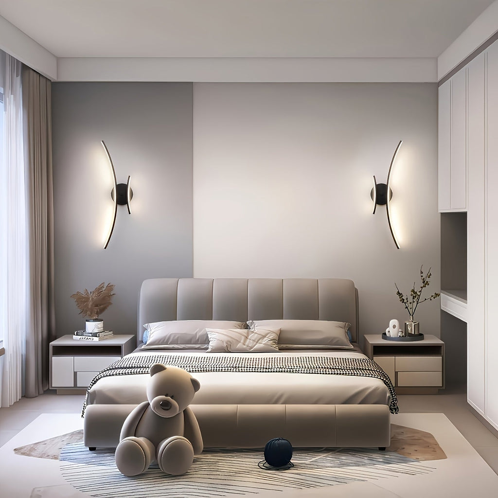 Lineare LED-Wandleuchte für Bad, Wohnzimmer und Essbereiche | Temsk