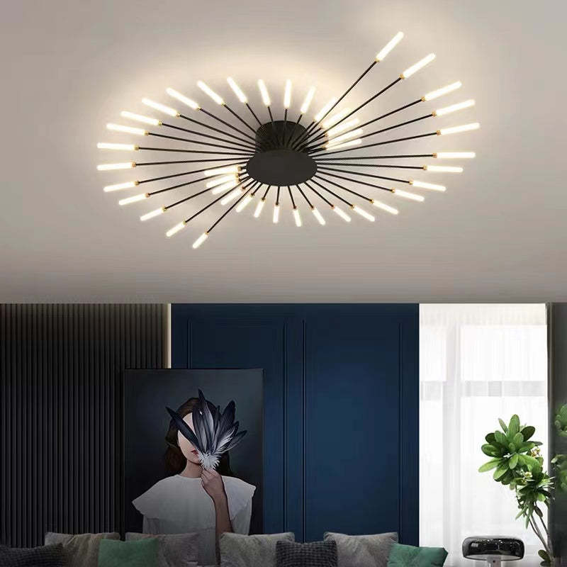 LumaNest Sleek Ceiling Lamp For Living Rooms And Bedrooms With Warm Ambient Lighting | Temsk