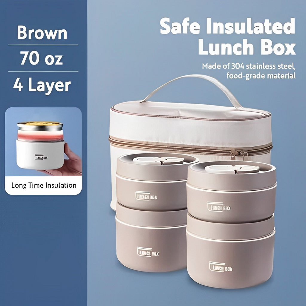 NovaTherm Lunch Box Insulated For Daily On The Move Meals | Temsk