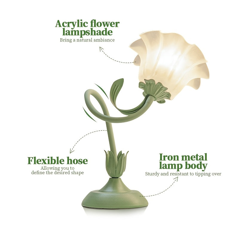 Blumenblütenlampe mit USB-Stromversorgung für die Heimbeleuchtung | Temsk