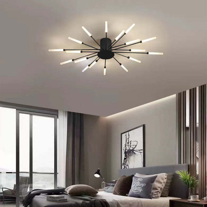 LumaNest Sleek Ceiling Lamp For Living Rooms And Bedrooms With Warm Ambient Lighting | Temsk