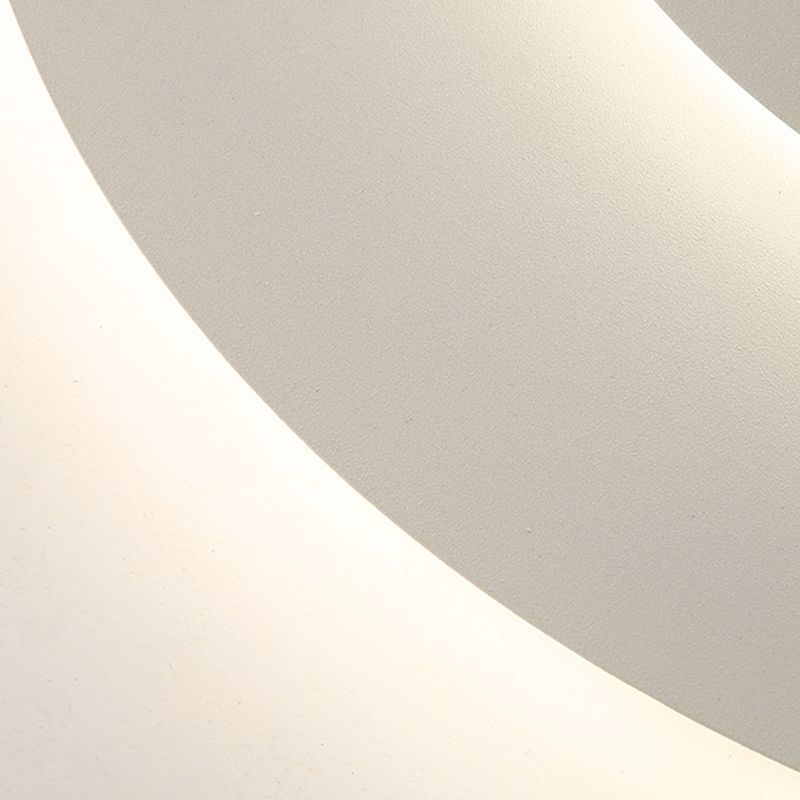 50cm Round LED Ceiling Light Dimmable White For Bedroom And Living Room Acrylic Metal | Temsk