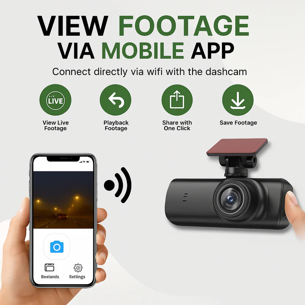 Autokamera s 4K, WiFi, GPS a nočním viděním pro všechna vozidla | Temsk