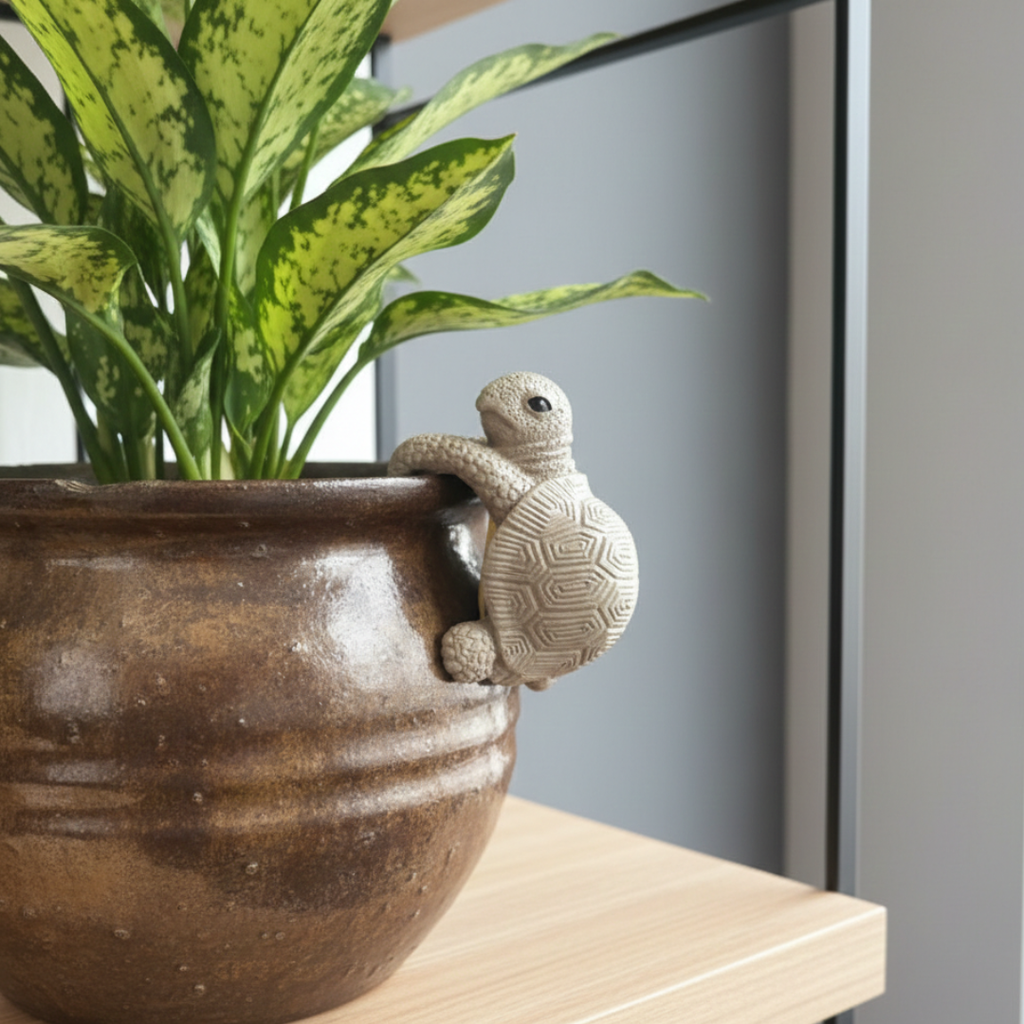 Hanging Turtle Resin Decor For Playful Plant Pots And Corners | Temsk