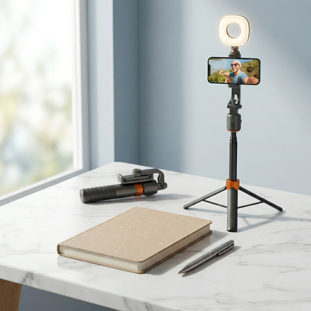 Smart Tracking Tripod for Vlogging and Content Creation | Temsk