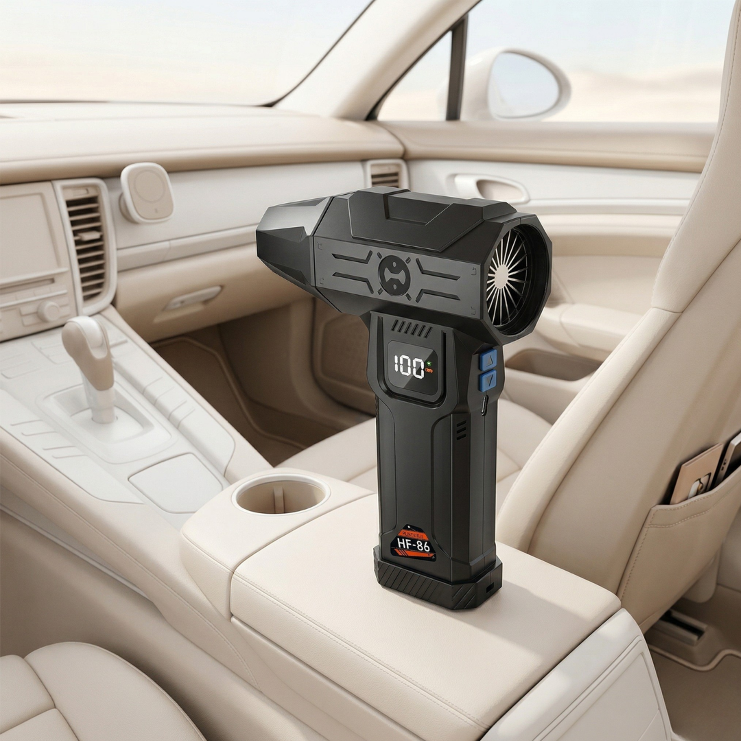 Turbo Air Portable Car Vacuum Cleaner For Cars And Small Spaces | Temsk