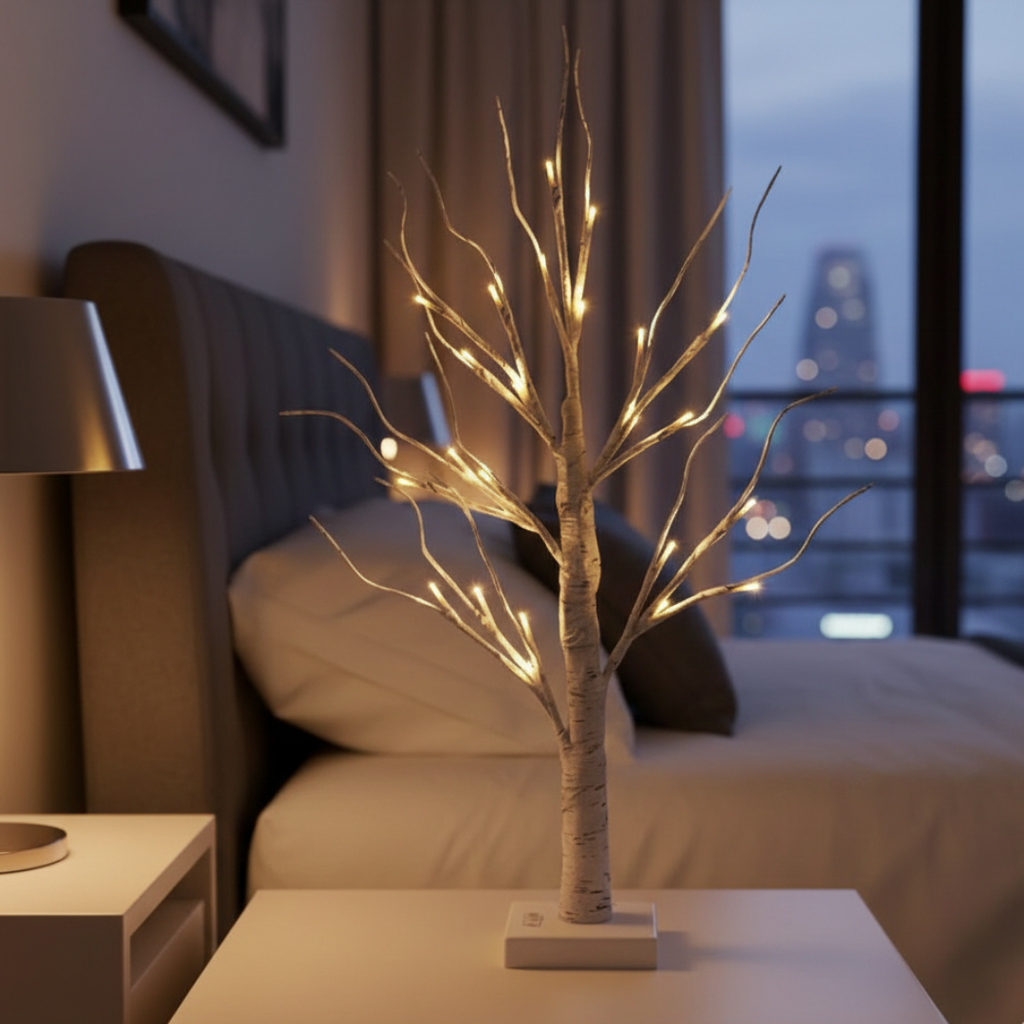 Birch Tree LED Light Decor For Cozy Ambience At Home | Temsk