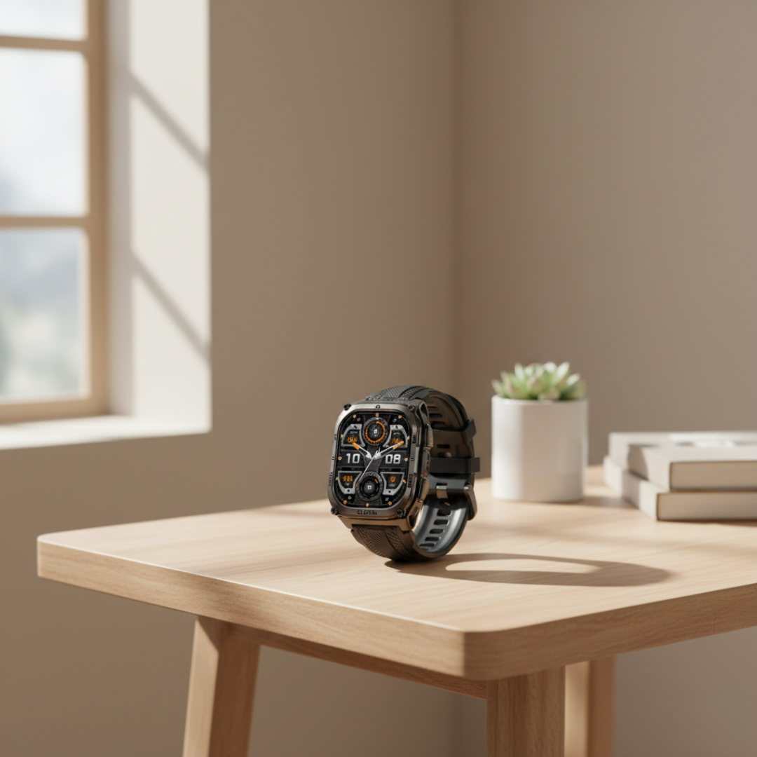 Military GPS Smartwatch Rugged Outdoor Watch With AMOLED Display | Temsk
