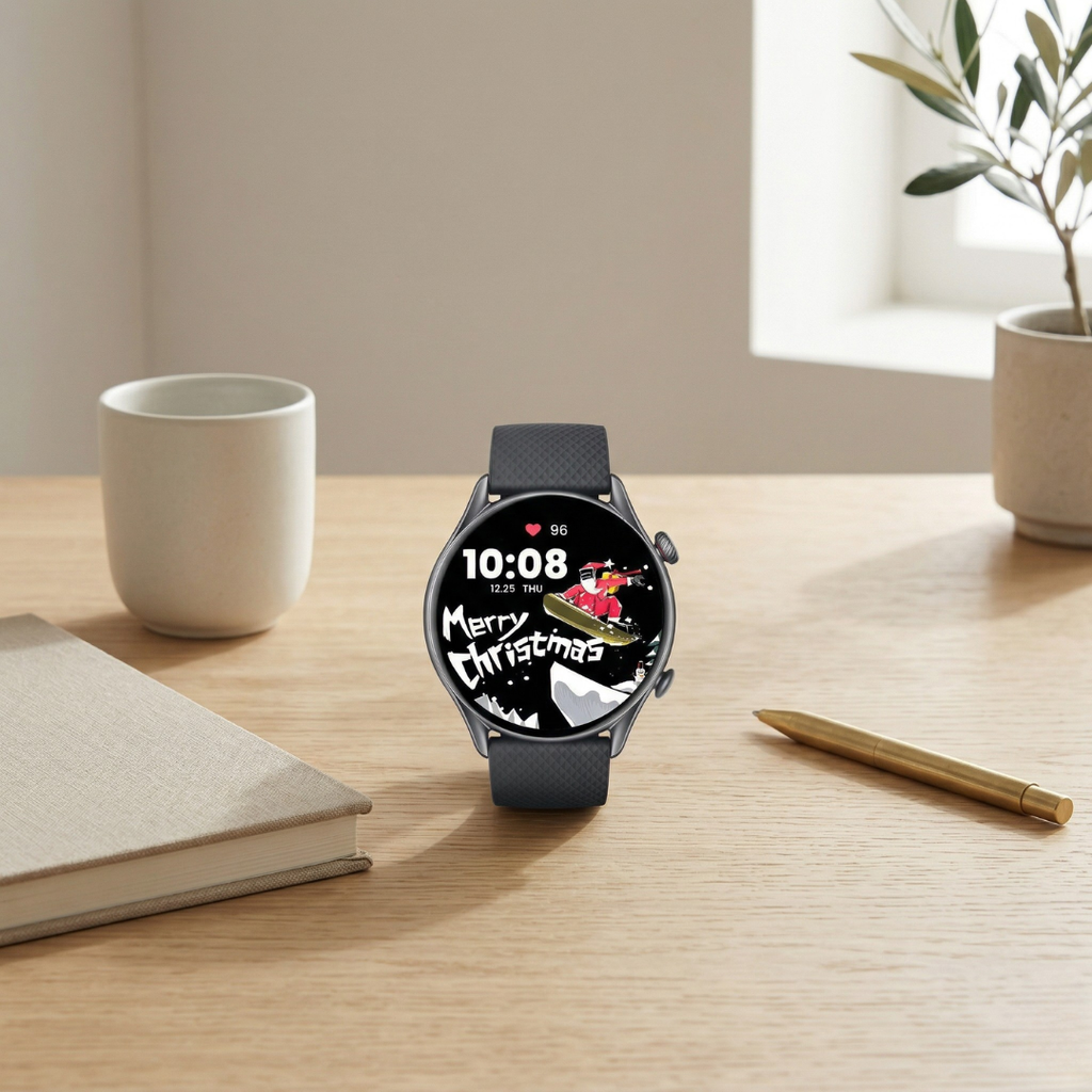 Fitness Smartwatch With AMOLED Display Activity Tracker And Bluetooth Watch | Temsk
