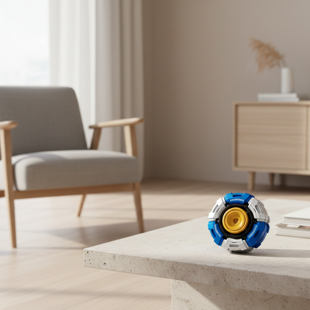 Glowing Metal Fidget Spinner For Desk Or Office Use Everyday | Temsk