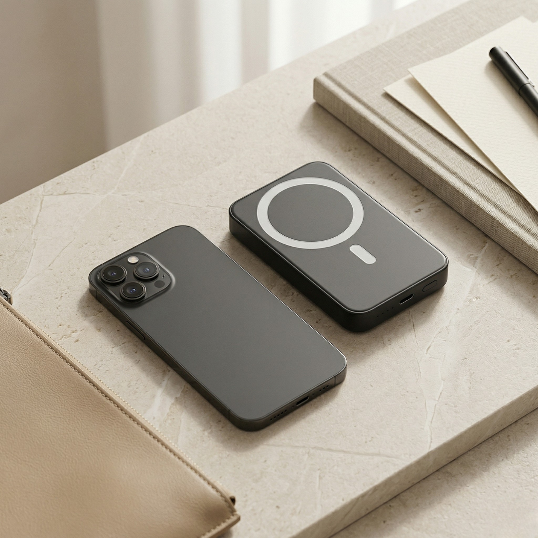 Magnetic Wireless Power Bank For Travel And Everyday Use | Temsk