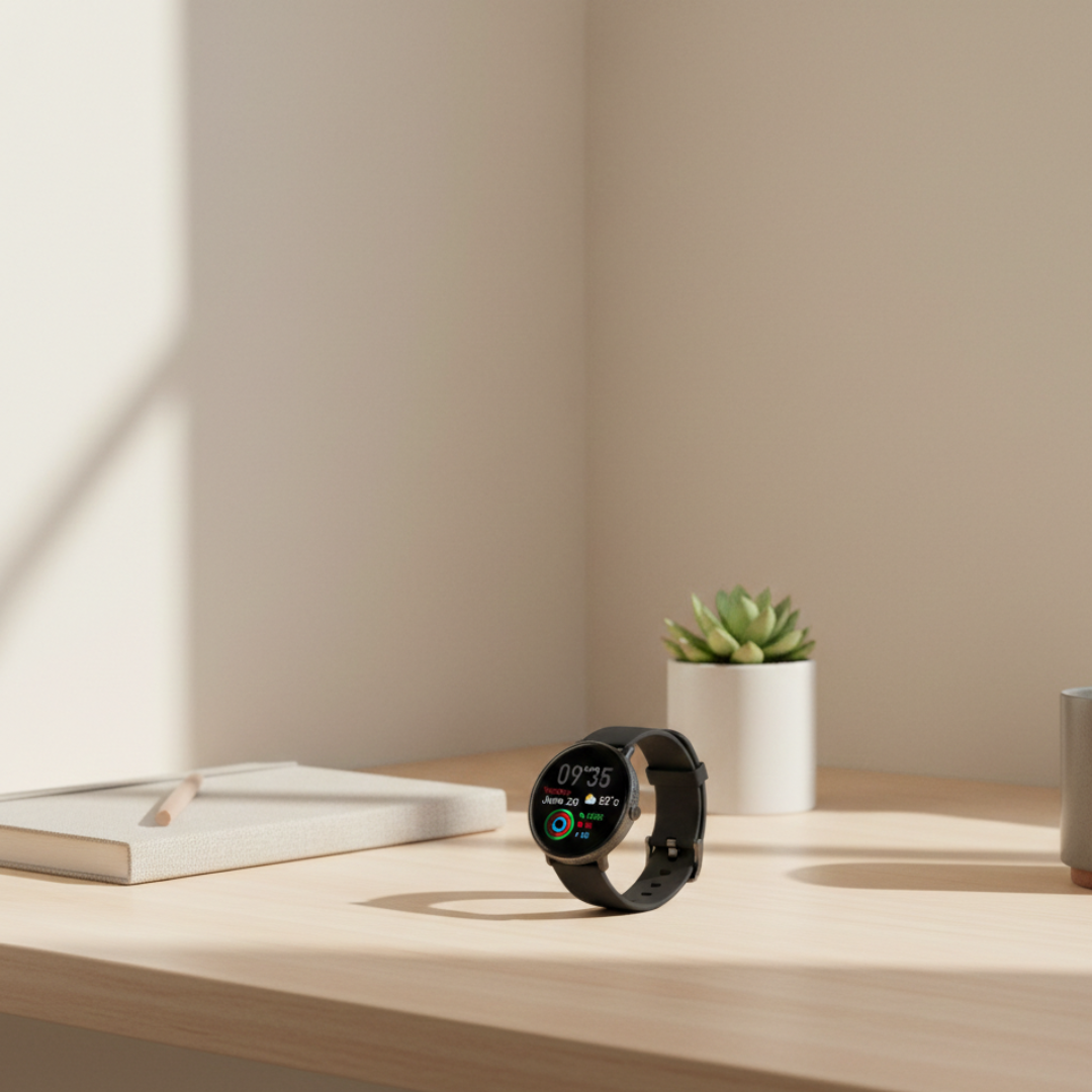 AMOLED chytré hodinky s Bluetooth voláním a voděodolné z nerezové oceli | Temsk