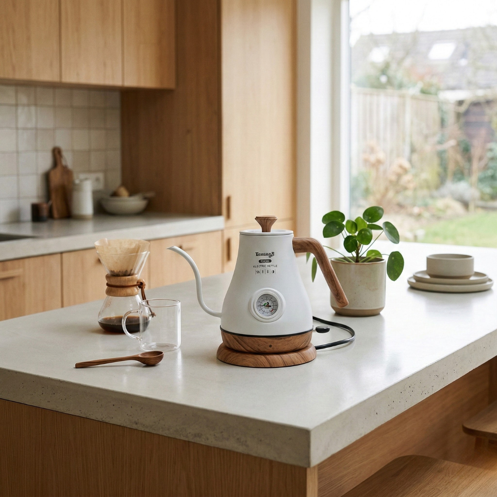 Stainless Steel Electric Kettle With Fast Boil Capability | Temsk