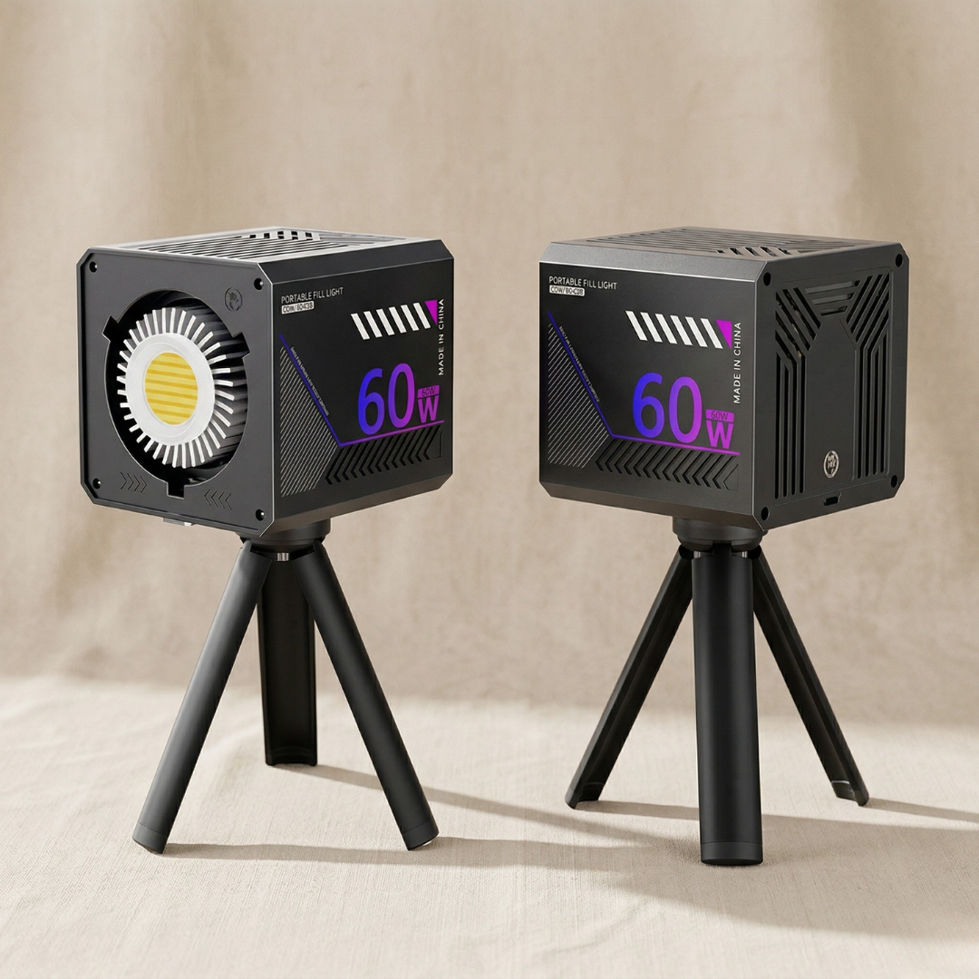 Portable RGB Video Light for Photography and Streaming | Temsk