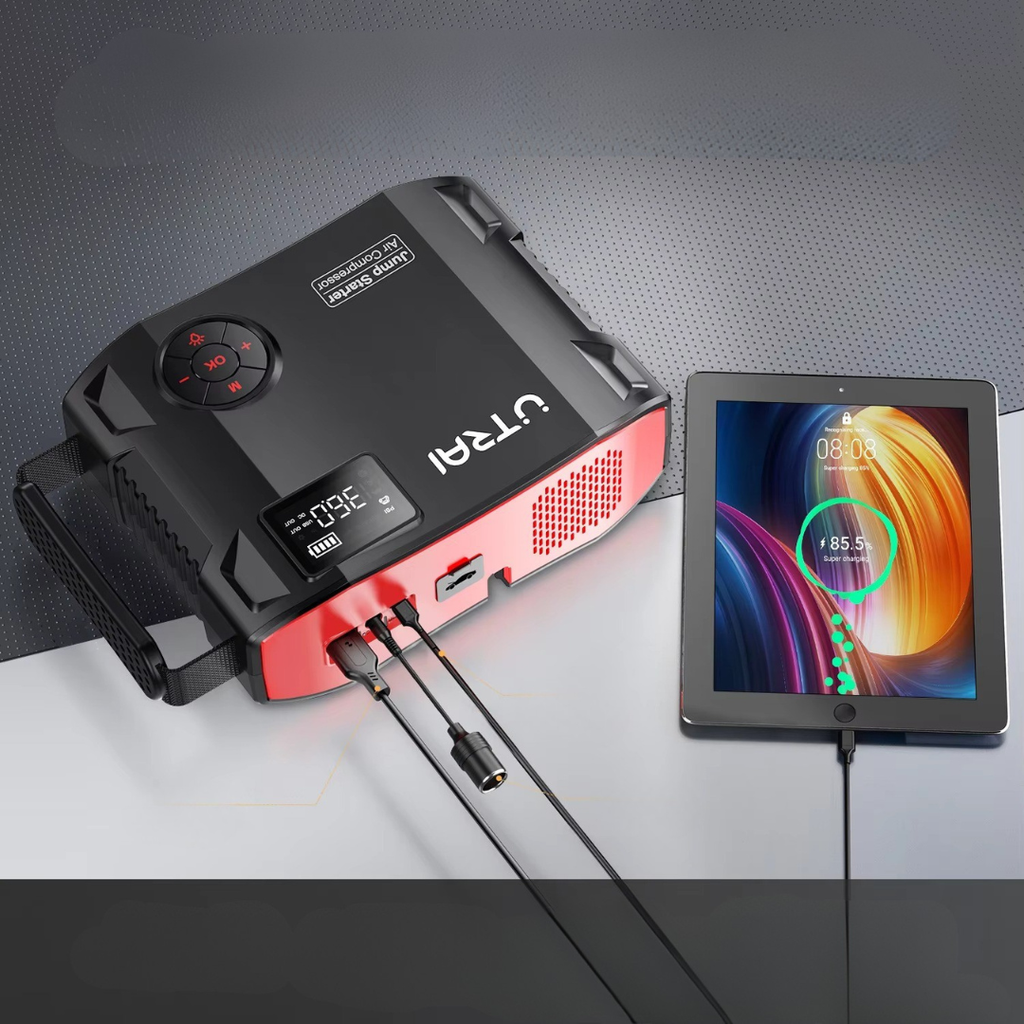 UTRAI 2000A Portable Jump Starter Pack With Power Bank | Temsk