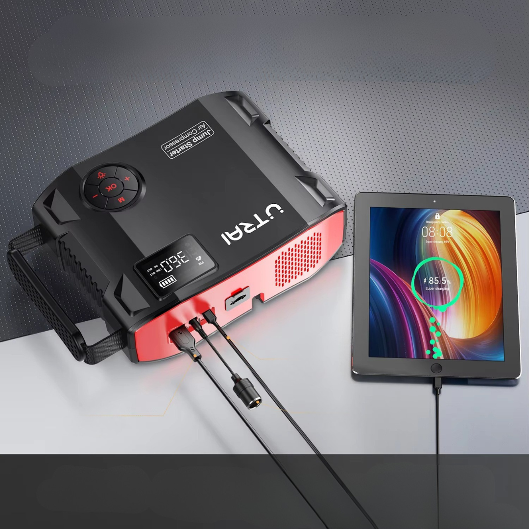 UTRAI 2000A Portable Jump Starter Pack With Power Bank | Temsk