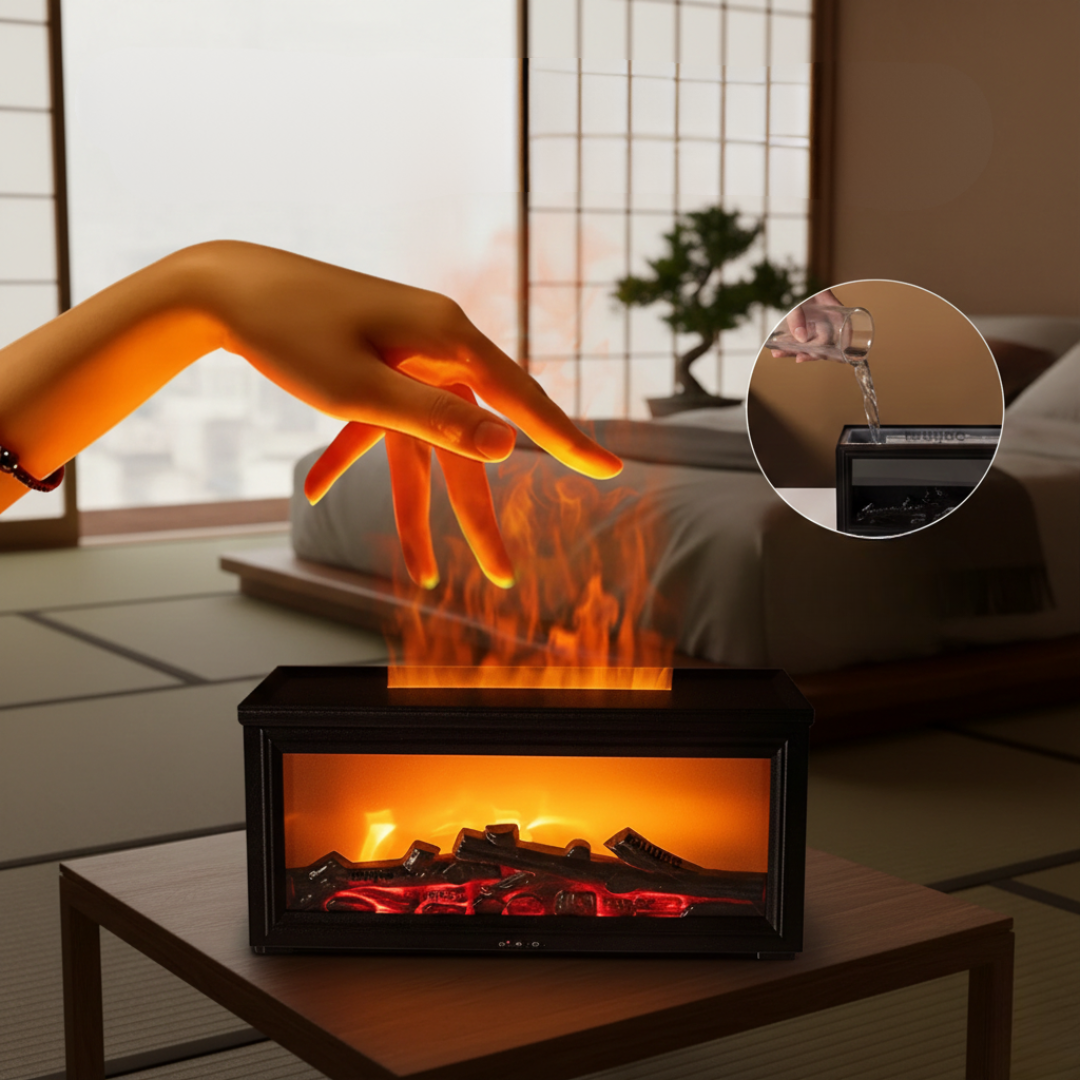Ultrazvukový aroma difuzér Flame Mist pro domácnost nebo kancelář | Temsk