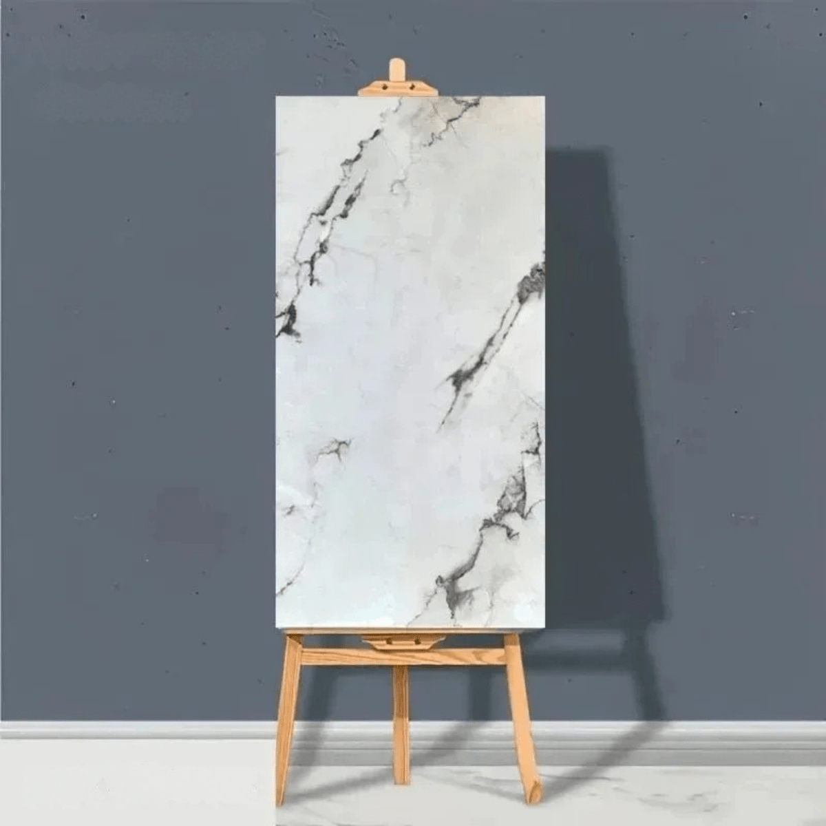 Marbello Elegant Self-Adhesive Marble PVC Floor Tiles | Temsk