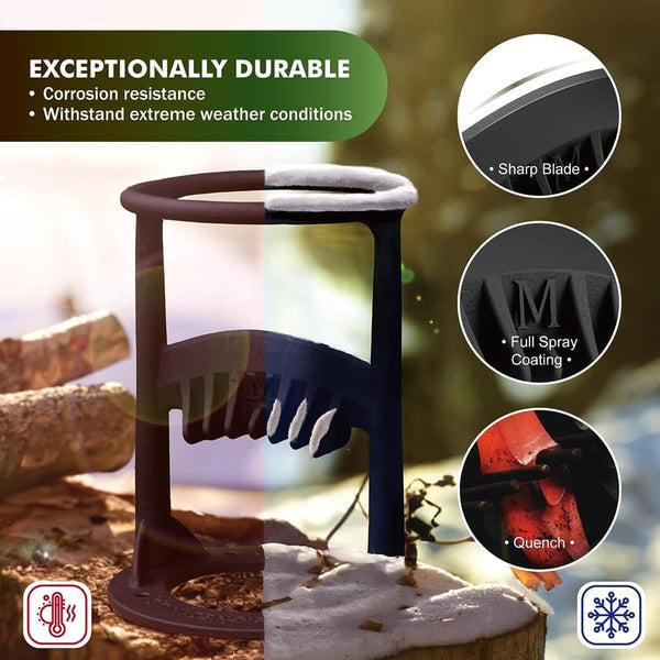 ForgeSprint Wood Splitter For Everyday Wood Chopping Tasks | Temsk