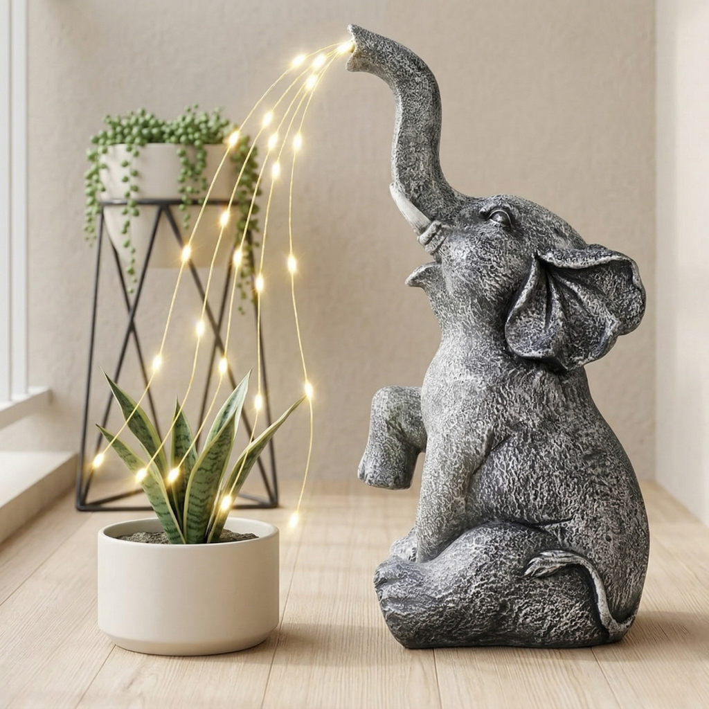 Solar Elephant Garden Ornament Solar Elephant Garden Ornament | Temsk