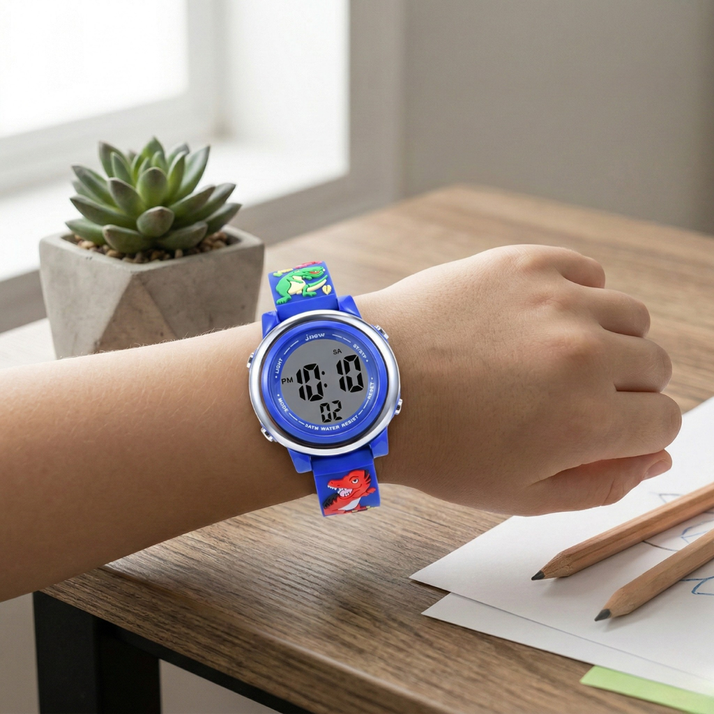 Waterproof Kids Smartwatch With Alarm For Young Learners | Temsk