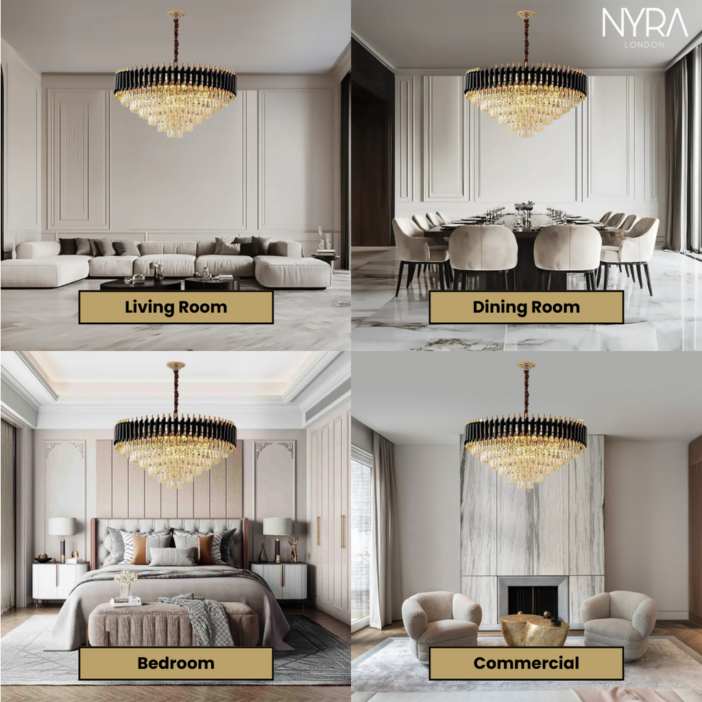 Aurelius Chandelier Collection with Adjustable Cords and Shade Options | Temsk