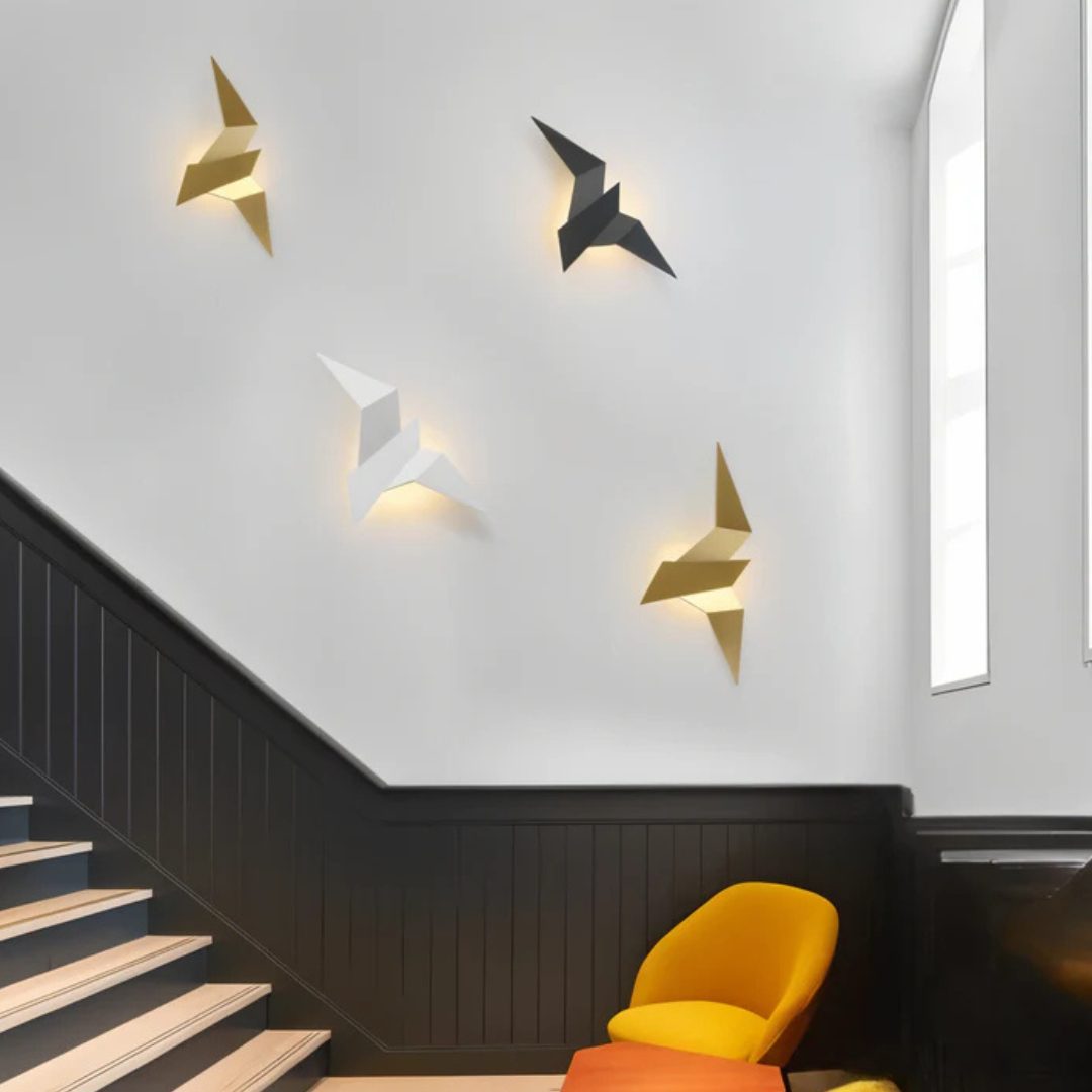 Origami Wandleuchte LED moderne Innenwandleuchte für Wohnräume | Temsk