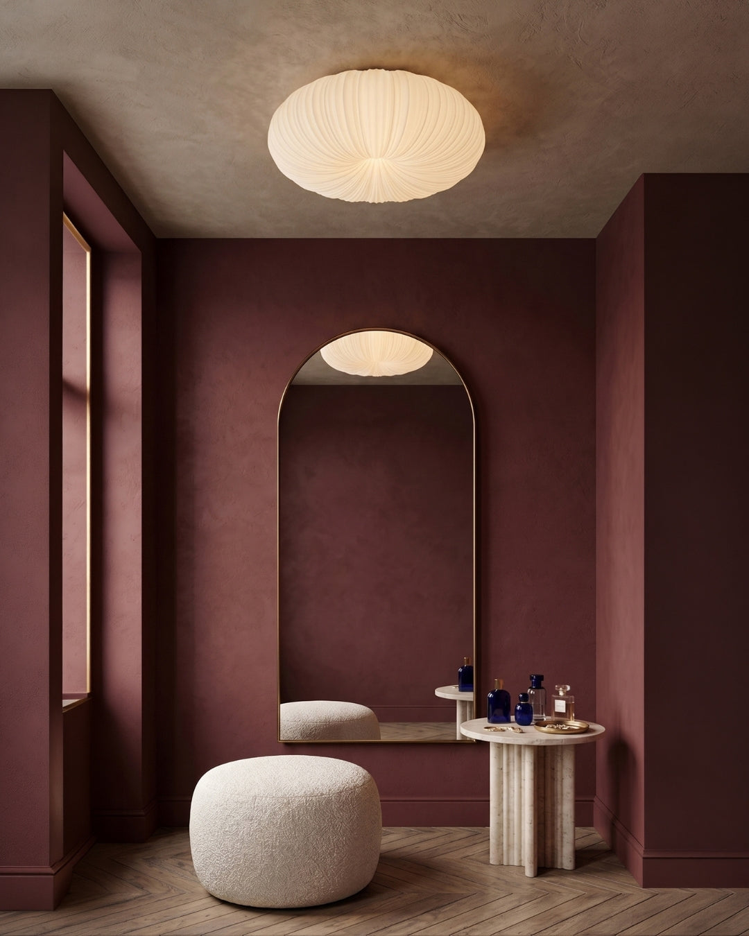 Iris Scandinavian Dimmable Ceiling Light With Metal And Acrylic Remote Control | Temsk