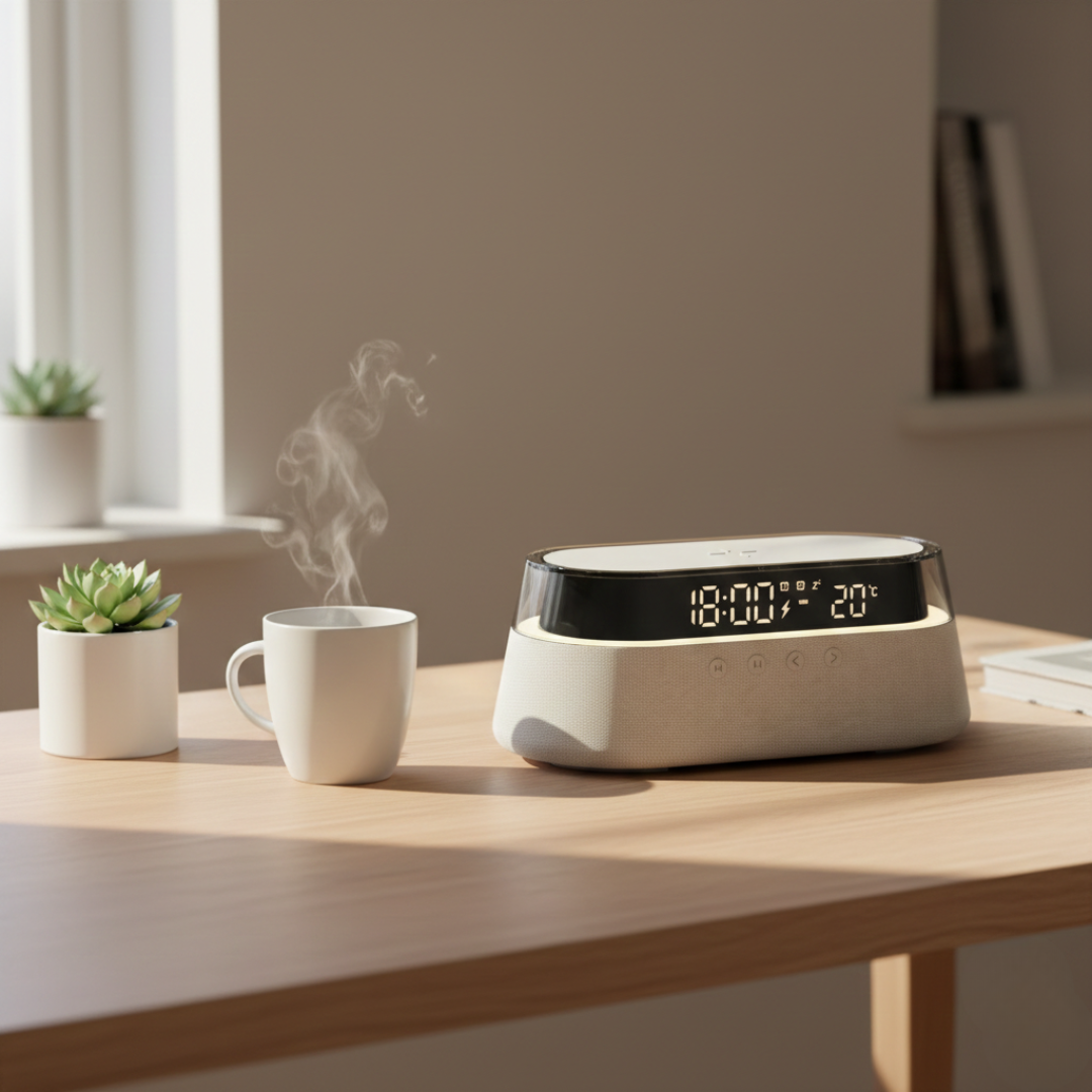 Sveglia smart con altoparlante Bluetooth per la camera da letto | Temsk